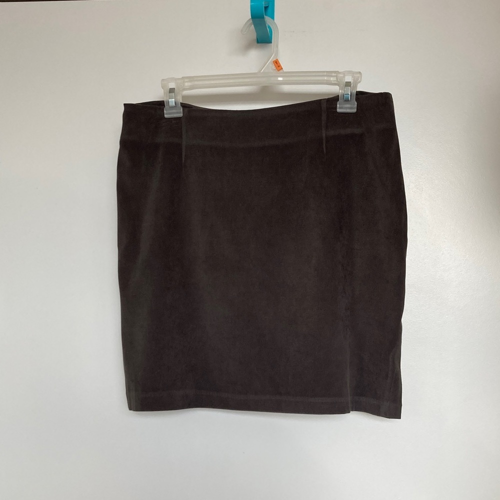 3 for 1 price:1 tan suede/1 olive green faux suede/1 eggplant (dk purple) dress
